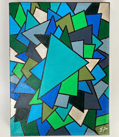 Blue & Green Triangles